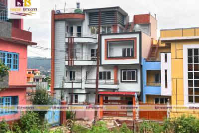 Residential 3.5 storey Non furnished house is for sale at golfutar,mahankal Near by valley public school.
